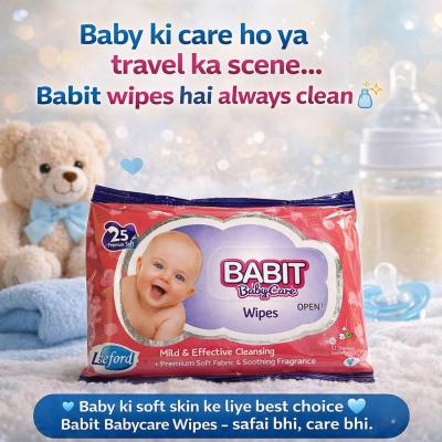 BABIT BABY CARE 25 BABY WIPES